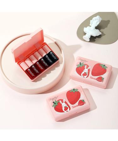 Eakroo 6 Colors Lip Tint Stain Mini Liquid Lipstick Set - Korean Lip Gloss for Moisturizing & Natural Look - Long-Lasting & Vivid Colors for Lips & Cheeks - Buy Online on GoSupps.com