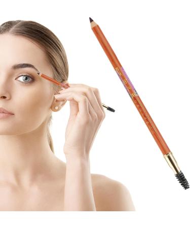 Eyebrow Pen Double Ended Eyebrow Pen Pencil Smudgeproof Long Lasting Eye Brown Makeup Makeup Brow Stylist Definer for Women and Girls Fovolat Milk Coffee - Buy Online on GoSupps.com