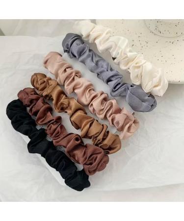 Thin Silk Scrunchies x6 - Buy Online on GoSupps.com