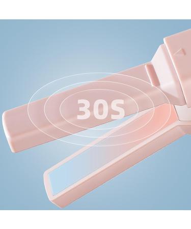 Small Curling Iron | Rechargeable Hair Straightener and Curler - Safe Professional Curling Wand for Women of Straight and Curly Hair Kagrote Pink - Buy Online on GoSupps.com