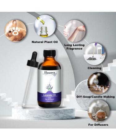 Lavender Essential Oil 4Fl.Oz (118ML) 100% Pure&Natural Essential Oils Singles for Aromatherapy Diffusers Humidifiers DIY Candle and Soap Making Gift Plant Scent Chrstmas Gifts Lavender Lavender 4 Fl Oz (Pack of 1) - Buy Online on GoSupps.com