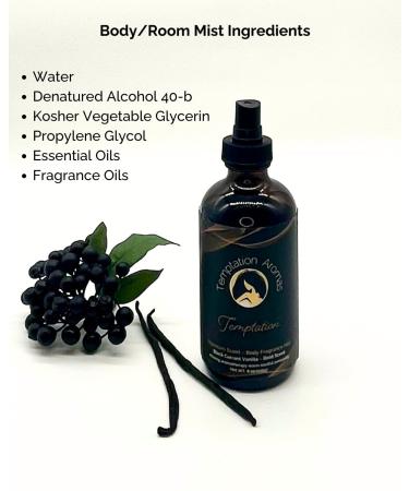 Temptation Aromas Warm Sandalwood 3 piece Fragrance Gift Set 4oz Body Oil - Buy Online on GoSupps.com