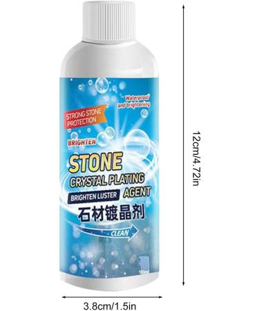 Stone Stain Remover Cleaner Marble Crystal Nano Plating Stone Agent - Marble Cleaner for Stone Granite Marble Slate Limestone Ceramics - Buy Online on GoSupps.com