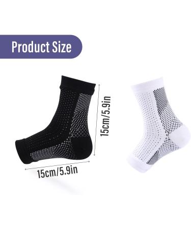 4 Pairs Plantar Fasciitis Socks Neuropathy Socks for Women and Men Soothe Relief Socks for Neuropathy Pain Women Plantar Fasciitis Relief Compression Socks for Arch Pain Foot Swelling & Fatigue - Buy Online on GoSupps.com