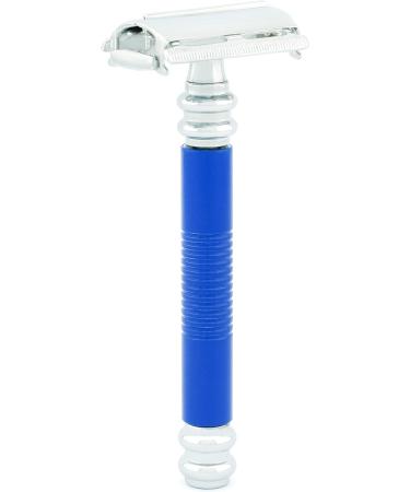 Haryali London Double-Cutting Razor Plane - Butterfly Razor for Men & Women | Reusable Metal & Steel Finish (Blue) - Buy Online on GoSupps.com