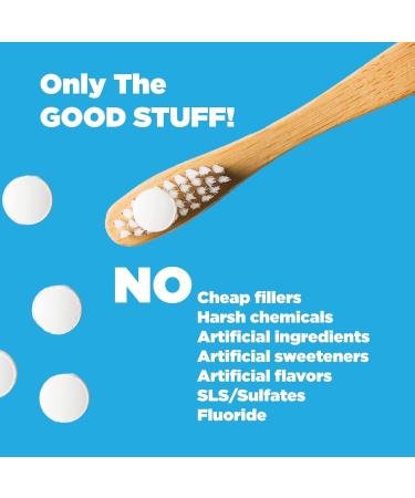 Chomp Super Whitening Toothpaste with Nano Hydroxyapatite 120 Tablet Refill - Buy Online on GoSupps.com