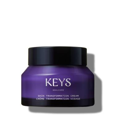 Keys Soulcare Skin Transformation Cream Daily Moisturizer Hydrates Calms & Plumps Skin with Ceramides & Bakuchiol Cruelty-Free 1.76 Oz Fragrance-Free