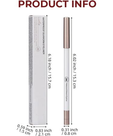 Waterproof Eyeliner Pencil | Silk Eyeliner Pencil - Professional White Eyeliner Pencil for Women - Buy Online on GoSupps.com