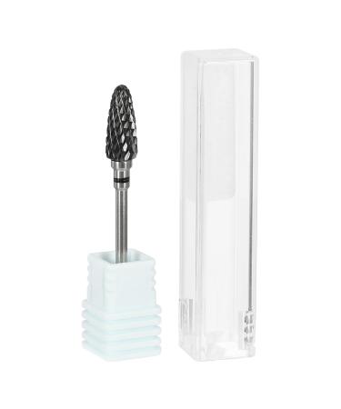VOCOSTE Nail Drill Bits Wear-Resistant Ceramic for DIY Nail Black