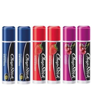 Chapstick Lip Balm Original Cherry Strawberry Flavour Lip Care stick SPF10