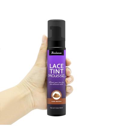 Lace Frontal Tint Mousse and Spray for Wigs - Hair Color Styling Foam and Mist Brown Dark Brown - Buy Online on GoSupps.com