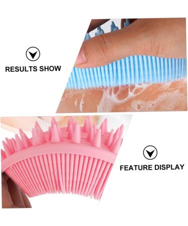 Beavorty 3 Sets Silicone Shampoo Brush Set - Ultimate Scalp Scrubber for Men | Head & Body Massage Device for Healthy Hair - Buy Online on GoSupps.com