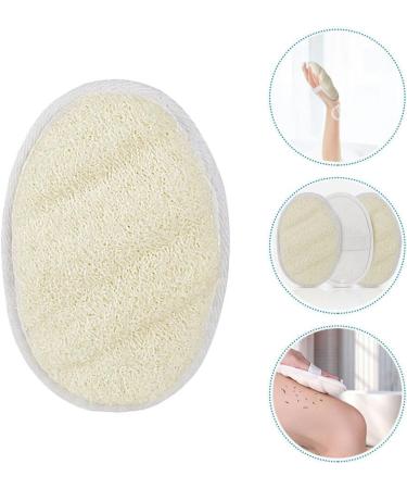 Natural Loofah Sponge Exfoliating Body Scrubber - 3pcs Oval Egyptian Bath Cloth & Shower Towel for Men & Women - Buy Online on GoSupps.com