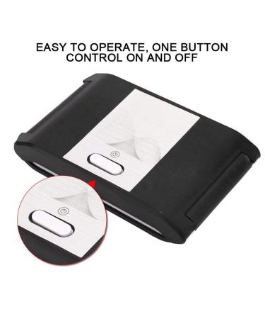 12 LED Nail Polish Dryer - Black Gel Curing Light for Home & Salon Nail Art - Buy Online on GoSupps.com