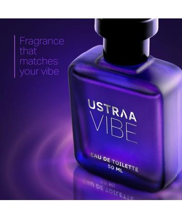 Ust.raa Vib.e ED.T Perfume For Men - 50ml | Long-Lasting Masculine Fragrance | Intense Woody Citrusy Notes with Sweet Fragrance | Suitable for all Occasions - Buy Online on GoSupps.com