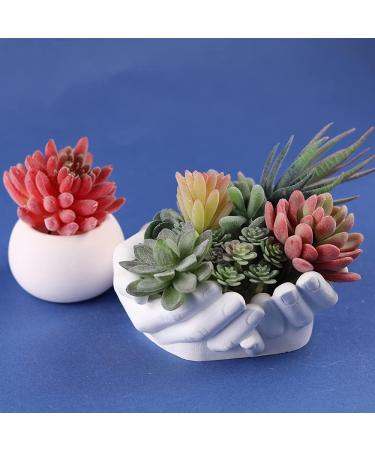 Hand Shaped Flower Pot Silicone Mold - Succulent Planter, Concrete Clay, Resin Jewelry Storage, Epoxy Casting Mold - Buy Online on GoSupps.com