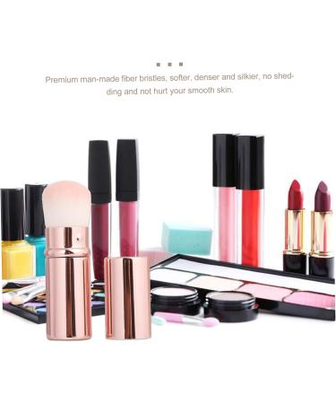 PLAFOPE 1pc Blush Brush Women Retractable Concealer Brush Hair Dryer Brush Makeup Beauty Brush Foundation Brush Diffuser Retractable Blusher Brush Makeup Brush Powder Brush Aluminum - Buy Online on GoSupps.com