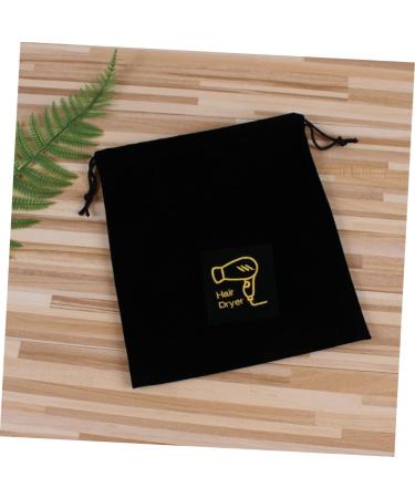 Healeved 3pcs Hair Dryer Storage Bag Black Bag Drawstring Bags Hair Dryer Supplies Shoe Cloth Bag - Buy Online on GoSupps.com