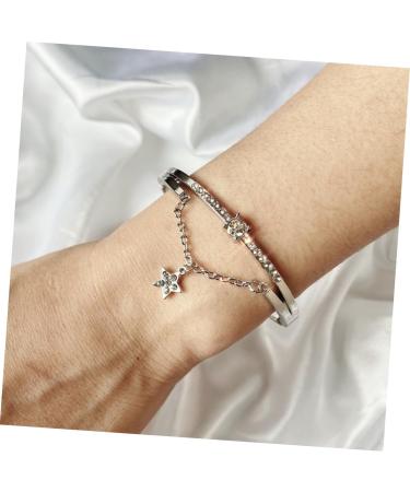 FOMIYES 3pcs Star Women Bracelet Womens Bracelets Star Bracelet Cuff Bracelet Star Hand Jewelry Bracelet for Women Sun and Moon Bracelet Women Bracelets Pendant Miss Diamond - Buy Online on GoSupps.com