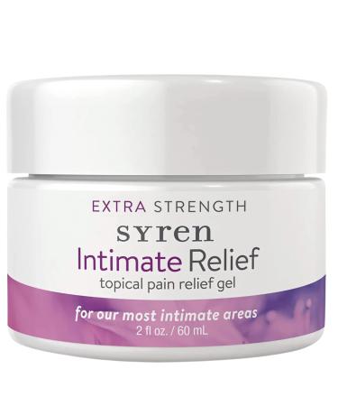 Syren Intimate Relief Moisturizer, Moisturizer with Lidocaine, Moisturizing Cream for Intimate Skin Care, Topical Cream for Vagina, Topical Moisturizer Cream for Vaginal Health - 2.0 Ounce Jar