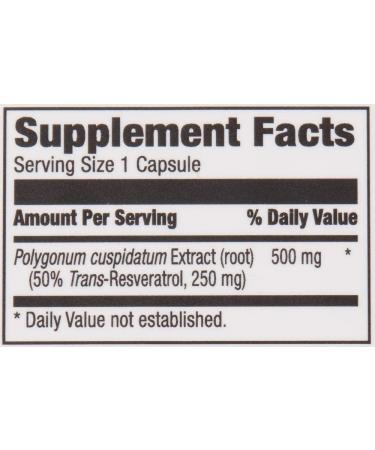 Revly Trans-Resveratrol 250mg - 60 Capsules | 2-Month Supply | Vegan Formula by Amazon Brand - Buy Online on GoSupps.com