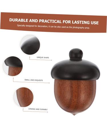 VILLCASE 5 Pcs Color Block Wooden Nuts Wood Acorns Charm Crafts Pendant Arts and Crafts for Kids Nuts Necklace Acorn Nut Charms Bracelets for Women Wooden Decor Miss Diffuser Pine Cones - Buy Online on GoSupps.com