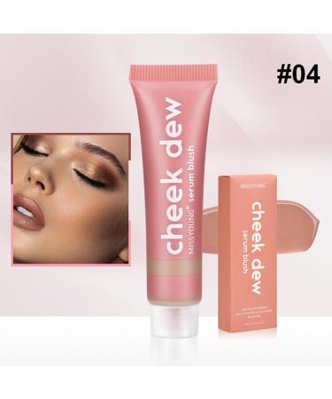 Makeup Blush Liquid Soft Pinch Light Liquid Luminizer Blush Moisturizing Lightweight Long Lasting Blendable Creamy Face Blush for Face Eyes Lips Hersil 04 - Buy Online on GoSupps.com