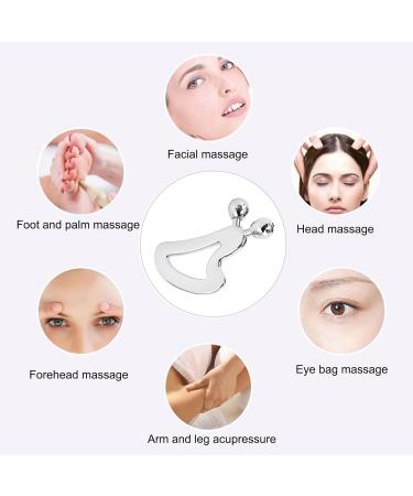 Heart Shape Face Roller Massager - Reduce Puffiness & Tighten Skin | Lifting Tool for Home & Travel - Buy Online on GoSupps.com