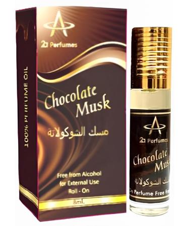 AYS Trading Chocolate Attar Perfume For Men | Chocolate Musk Attar | Long Lasting Chocolate Perfume Liquid 8 Ml - Buy Online on GoSupps.com