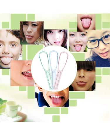 Guohanfsh Tongue Cleaner Bad Breath Remover Scraper Brush - Oral Care Hygiene Dental Cleaning Tools - Buy Online on GoSupps.com