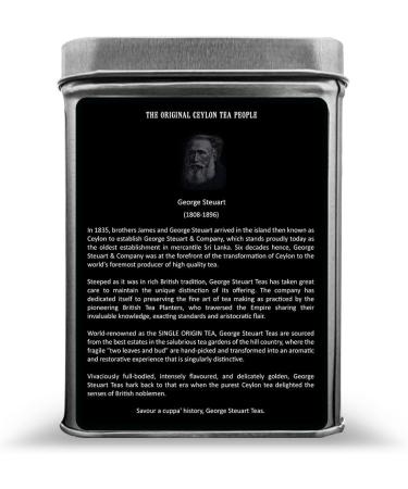Steuarts Tea - Premium Grade One Gun Powder Ceylon Green Tea (GP1)-125g - Buy Online on GoSupps.com