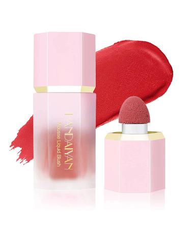 Matte Cream Blush Soft Lightweight Liquid Blush for Cheeks Natural Looking Color Long-Wearing Smudge Proof Pink Liquid Blusher Makeup (3#Coral) 3#Coral 1 count (Pack of 1) - Buy Online on GoSupps.com