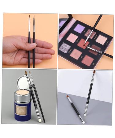 Angoily 1 Set Double Head Concealer Brush | Man-made Fiber Travel Sponge Brush for Flawless Application - Buy Online on GoSupps.com