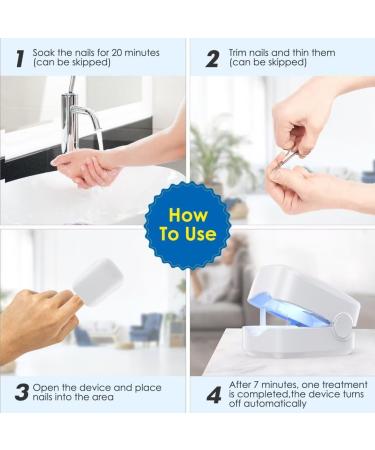 Effective Rechargeable Nail Fungus Treatment Device | Home Use & Fast Shipping Worldwide - Buy Online on GoSupps.com