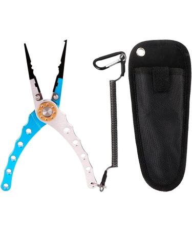 Coollto 3PC Premium Fishing Pliers Set | Stainless Steel Fish Lip Gripper & Aluminum Pliers with Sheath | Includes Fish Hook Remover & Safety Coiled Lanyard - Buy Online on GoSupps.com