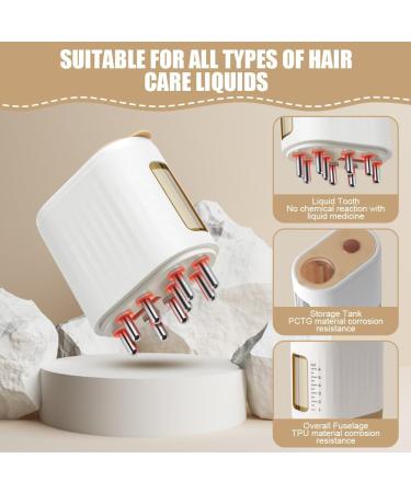 ACWOO 2-in-1 Electric Hair Oil Applicator & Scalp Massage Brush for Effective Hair Treatment - Buy Online on GoSupps.com