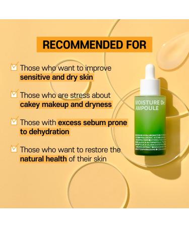 ISOI Moisture Dr.Ampoule 40ml | Hydrating Facial Moisturizer for Dry & Sensitive Skin | Tea Tree Ceramide & Hyaluronic Acid | Skin Barrier Repair - Shop Internationally - Buy Online on GoSupps.com