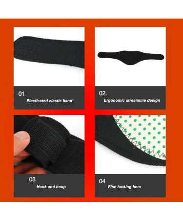 RiToEasysports 2 Pack Self-Heating Neck Support - Magnetic Care Soft & Comfortable Neck Straps for Pain Relief - Warm Support in Black - Buy Online on GoSupps.com