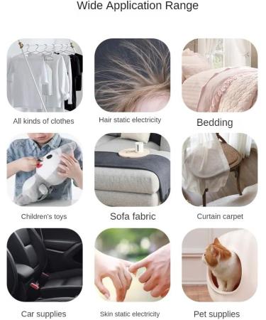 Antistatic Spray Softens Clothes Anti-Wrinkle and Anti-Static Professional Static Removal and Protection for Clothes - Buy Online on GoSupps.com