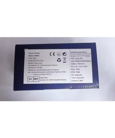CHAKEYAKE 2G Unlocked Flip Phone for Elderly with SOS Button, Large Buttons, and Charging Cradle - Blue - Buy Online on GoSupps.com