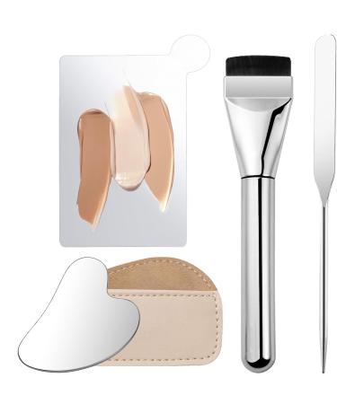  Duroecsain Makeup Mixing Stand Foundation Blending Palette with Metal Spatula 4 Professional Eyeshadow Blenders and Beauty Lovers for Mom - Buy Online on GoSupps.com