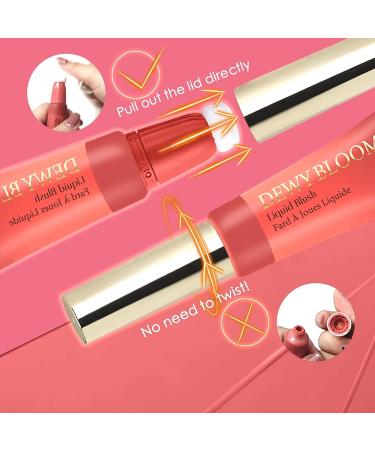 Silky Cream Liquid Blush Beauty Wand - Natural Matte Finish (103 Rosa) - Buy Online on GoSupps.com