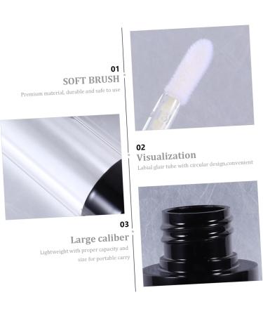PLAFOPE 4pi ces Tubes Vides Pour Gloss Flacons Cosm tiques Transparents Rechargeables Et Pratiques Pour Maquillage 10.00X1.70X1.70CM noir - Buy Online on GoSupps.com