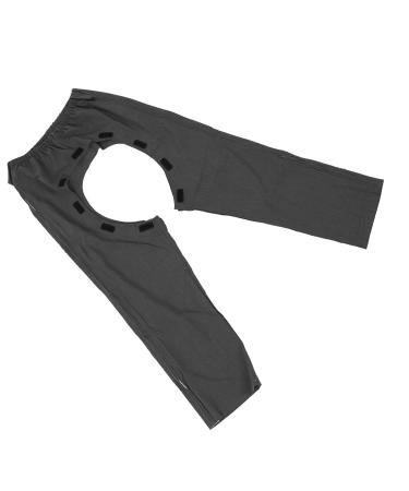 Open Crotch Bedridden Trousers for Limited Mobility Fracture Patients Postoperative Recovery Convenient Soft Cotton Material Full Open Design (XL)