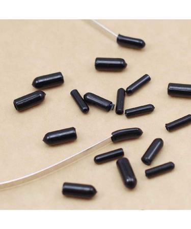 Teensery 200 Pcs Black Headband Rubber End Caps Hair Hoop DIY Accessories - Buy Online on GoSupps.com