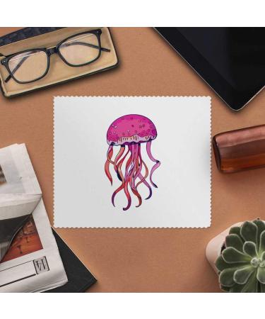 Buy LC00024930 Pink Jellyfish Microfiber Cleaning Cloths for Glasses - 2 Pack | Premium Lens Care | Eco-Friendly - Buy Online on GoSupps.com