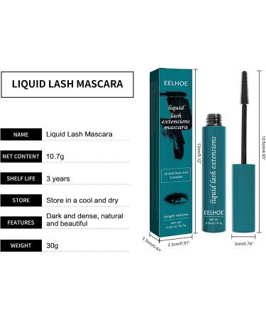 Silk Fiber Lash Mascara Lengthening Eyelashes Extension Waterproof Long Lasting Eyelash Curling Eye Makeup Cosmetic 10.7g - Buy Online on GoSupps.com