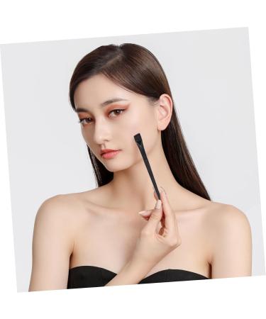 Mikinona Flat Concealer Brush 12pcs Eyeliner Brush Eye Shadow Brush Flat Eyeliner Brush Eyeshadow Eyeliner Make up 14.5x0.7x0.5cm Black - Buy Online on GoSupps.com