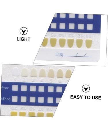 Buy Gatuida Tooth Color Card - 20-Piece Bleached Shade Guide for Accurate Color Matching | PVC Metric Hooded Delivery | Ideal for Dental Professionals & Patients - Buy Online on GoSupps.com