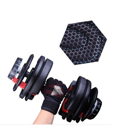 Carpal Tunnel Wrist Brace & Dumbbell Wristbands - Non-slip Half-Finger Sports Gloves for Strength Training (Red Large - Buy Online on GoSupps.com